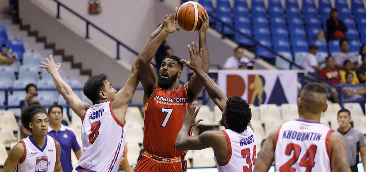 Northport Outduels Columbian Dyip To End Winless Spell News Pba The Official Website
